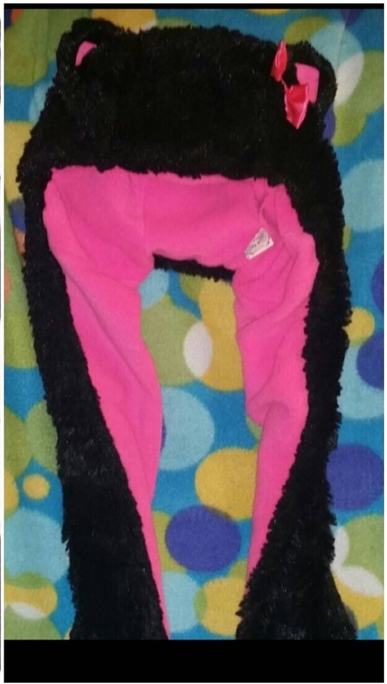 Kitty cat hat SO Kohls brand OS